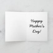 Vintage Rose und Lilie des Tales Karte (Innenseite)