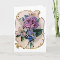 Vintage Rose und Lilie des Tales