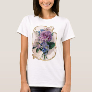 Vintage Rose und Lilie des Tales T-Shirt