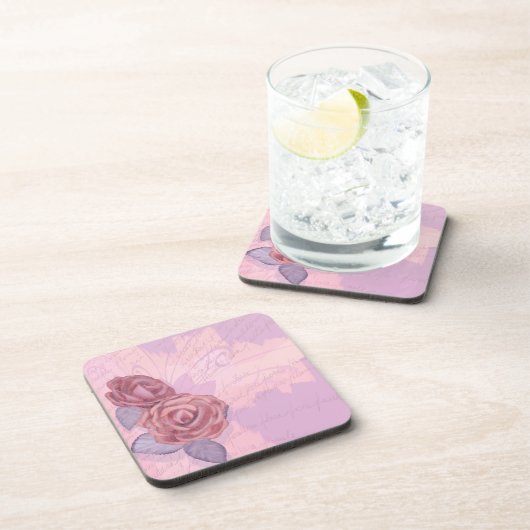 Vintage Rose, Untersetzer (Rechte Seite)