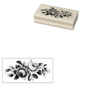 Vintage Rose Verschönerung Gummi Briefmarke Gummistempel (Stempel)