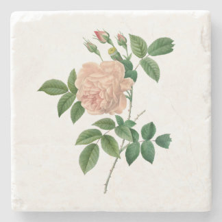 Vintage Rose Vintage Blume Familiengeschenk Steinuntersetzer