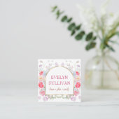 Vintage Rose - Visitenkarte (Stehend Vorderseite)