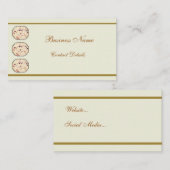 Vintage Rose Visitenkarte (Vorne/Hinten)