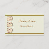 Vintage Rose Visitenkarte (Vorderseite)