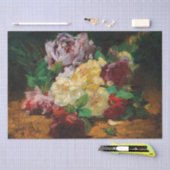 Vintage Rose von Georges Jeannin Seidenpapier (Handwerk)