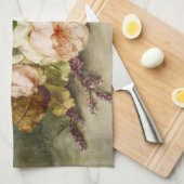 Vintage Rose von Margaretha Roosenboom Geschirrtuch (Viertel Falte)