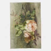 Vintage Rose von Margaretha Roosenboom Geschirrtuch (Vertikal)