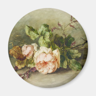Vintage Rose von Margaretha Roosenboom Magnet