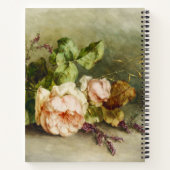 Vintage Rose von Margaretha Roosenboom Notizblock (Rückseite)