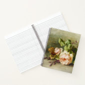 Vintage Rose von Margaretha Roosenboom Notizblock (Innenseite)