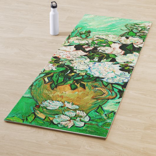 Vintage Rose von Vincent Van Gogh (1890) Yogamatte (Beispiel)