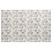 Vintage Rose Weißes, sich wiederholendes Baumuster Stoff (Fat Quarter (45,7 x 55,9 cm))