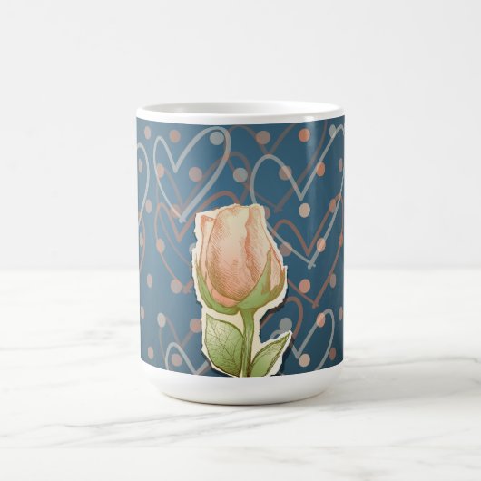 Vintage Rosebude, Tasse (Mittel)