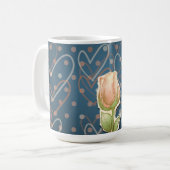 Vintage Rosebude, Tasse (Vorderseite Links)