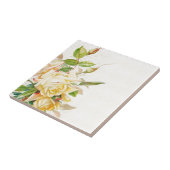 Vintage Rosen-Blumen-Blumenmuster Fliese (Seite)