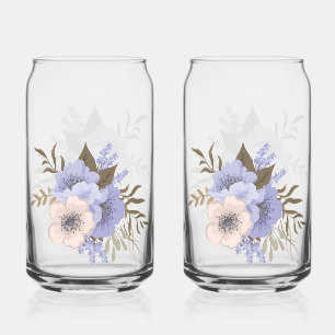 Vintage-Rosen-Blumenkunst    Retro-Botanische Blum Dosenglas