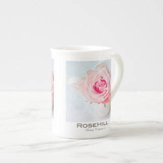 Vintage-Rosen Bone-China-Tasse Porzellantasse