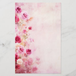 Vintage Rosen Briefpapier