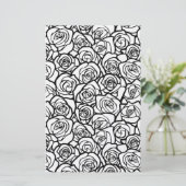 Vintage Rosen Briefpapier (Stehend Vorderseite)