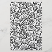 Vintage Rosen Briefpapier (Vorderseite)