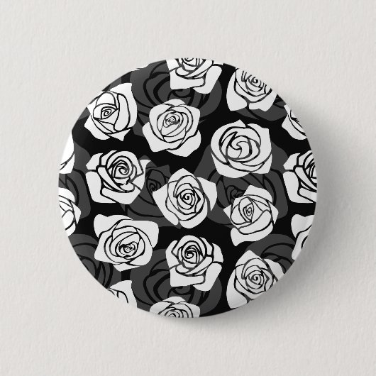 Vintage Rosen Button (Vorderseite)