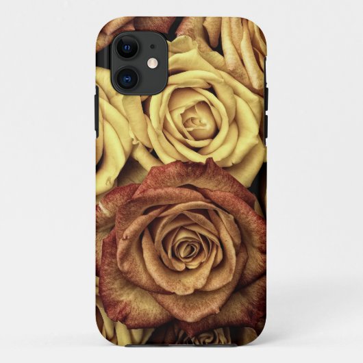 Vintage Rosen Case-Mate iPhone Hülle (Rückseite)