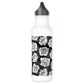 Vintage Rosen Edelstahlflasche (Links)