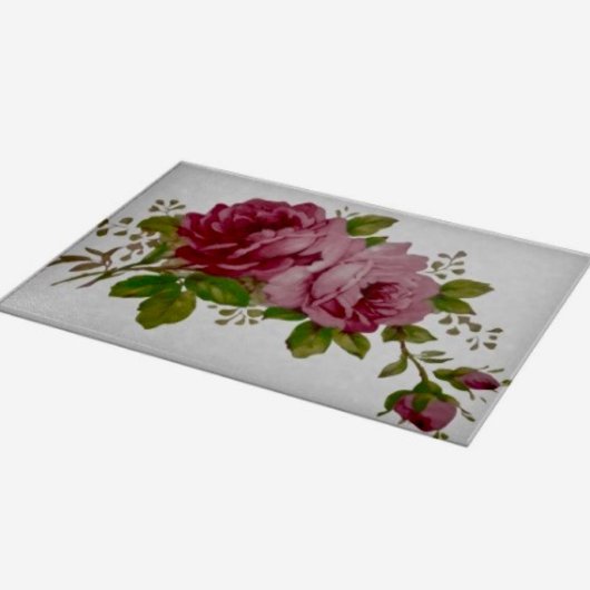 Vintage-Rosen-Eleganz Schneidebrett
