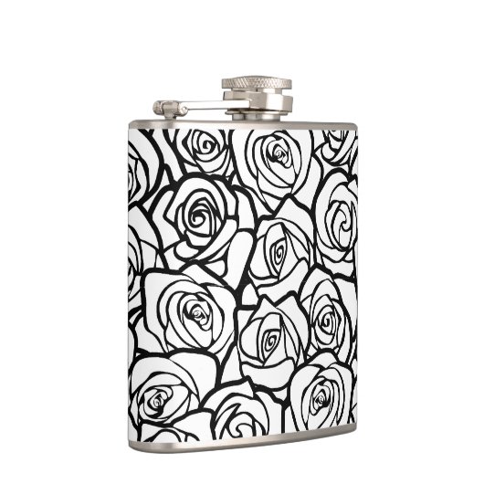 Vintage Rosen Flachmann (Rechts)