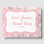 Vintage Rosen Gästebuch (Vorderseite)