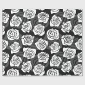 Vintage Rosen Geschenkpapier (Flach)