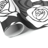 Vintage Rosen Geschenkpapier (Rolleneckpunkt)