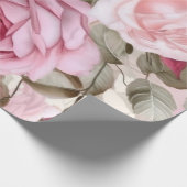 Vintage Rosen Geschenkpapier (Ecke)