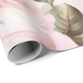 Vintage Rosen Geschenkpapier (Rolleneckpunkt)