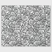 Vintage Rosen Geschenkpapier (Flach)