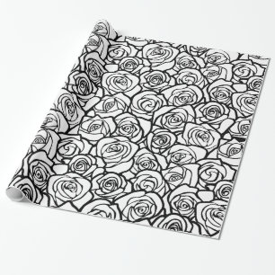 Vintage Rosen Geschenkpapier