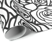 Vintage Rosen Geschenkpapier (Rolleneckpunkt)