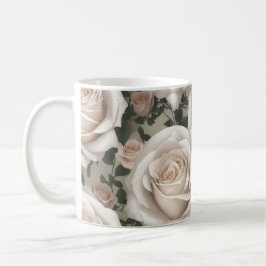 Vintage Rosen Kaffeetasse