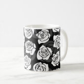 Vintage Rosen Kaffeetasse (VorderseiteRechts)