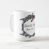 Vintage Rosen Kaffeetasse (Vorderseite Links)