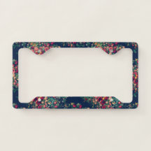 Vintage Rosen-klassischer blauer Farbdamast mit