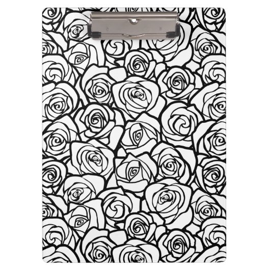 Vintage Rosen Klemmbrett (Vorderseite)