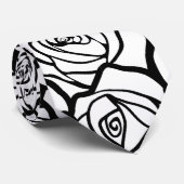 Vintage Rosen Krawatte (Gerollt)