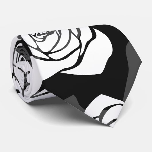 Vintage Rosen Krawatte (Gerollt)