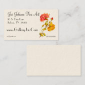 Vintage Rosen-kundengerechte Geschäfts-Karten Visitenkarte (Vorne/Hinten)