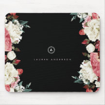 Vintage Rosen-kundenspezifisches Monogramm