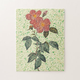 Vintage-Rosen-Kunstpuzzle Puzzle
