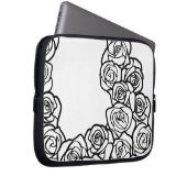 Vintage Rosen Laptopschutzhülle (Vorne Rechts)