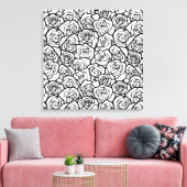 Vintage Rosen Leinwanddruck (Insitu (Wohnzimmer))